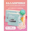 Баллончики для сифона для газирования воды (CO2) 20шт MasterWhip