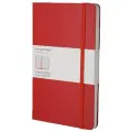 Блокнот Moleskine Classic Large 130x210, 120 листов 393809QP061R красный 1 шт. линейка