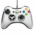 Геймпад проводной Controller Chrome Series for Xbox 360 (серебро)