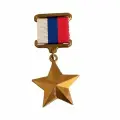 Муляж Звезда Героя России (высококачественный образец для музея)