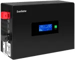 ExeGate EX295993RUS ИБП (инвертор, синус, для котла, PF=1, настенный) IdealSine SR-1000. LCD.2SH <1000VA/1000W, чистая синусоида, цветной LCD-дисплей, 2*Schuko, настенный, Black>