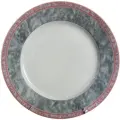 Тарелка Thun 1794 Яна, декор Серый мрамор с розовым кантом, 30 см. (ЯНА0005)