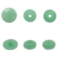 Кнопки для одежды трикотажные 12,5 мм и 10 мм, 1000 шт, пластиковые, NEW STAR (салатовый)