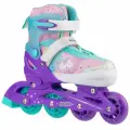 Раздвижные роликовые коньки Alpha Caprice Ck-sk-p320-30 Violet (антистресс сквиш лапка в подарок) размер XS (25-28)
