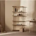 Стеллаж модульный SONOMA Home из массива дуба, ручная работа, покрытие бесцветным масло-воском