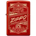 Зажигалка бензиновая Zippo 48620 Metallic Red