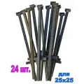 Сваи забивные якоря для теплицы 10 метров (24 шт) для трубы 25х25