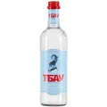 Вода питьевая природная Тбау премиум 12 шт по 0,5 л, газированная, стекло