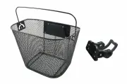 Корзина передняя на велосипед, быстросъемное крепление, сталь, размер: 35x25x26 см