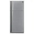 Холодильник SHARP SJ-XP59PGSL, серебристое стекло