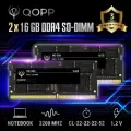 Оперативная память QOPP, DDR4, SODIMM, 2x16GB, 32GB, 25600Mb/s, 3200MHz, CL22