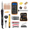 Паяльник электрический 80 Вт с мультиметром, паяльный набор 21 предмет