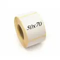 Термоэтикетки 50x70 ЭКО (в рулоне 500 шт)(коробка 56 роликов)