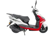 Скутер Wind 49сс (150) 10,8лс красно-белый ( колеса 3.50-10, тормоза: диск. перед/бараб зад.)