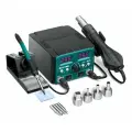 Ремонтная паяльная станция KRAFTOOL KR-75, 2-в-1 100-480С 750 Вт, 55340