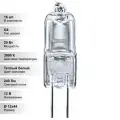 (16 шт.) Галогенная лампочка Navigator JC 20Вт 12В G4