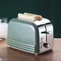 Automatyczny toster elektryczny ze stali nierdzewnej 2 kromki szczelinowy piekarnik do pieczenia tostów grzałka podgrzewacz maszyna śniadaniowa opiekacz do chleba, Изумрудный