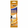 Набор шариковых ручек BIC Orange Original Fine (0.3мм, синий цвет чернил) пакет, 4шт, 10 уп. (8308521)