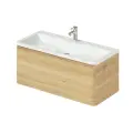 Тумба под раковину в ванную, тумба для ванной Итана Roberto 100 992х453х400 подвесная Дуб Мавелла Голд