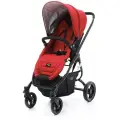 Детская прогулочная коляска Valco Baby Snap 4 Ultra / Fire Red, с бампером, корзина для вещей и покупок