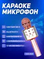 Микрофон караоке беспроводной, Микрофон WS Bluetooth со встроенной колонкой для караоке, вечеринок, Розовый