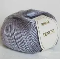 Пряжа Tencel Seam цвет 23, 10шт*(150м/50г), 100% тенсель (лиоцелл)