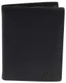 Бумажник KLONDIKE, фактура гладкая, черный