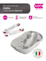 Комплект ванночка Ok Baby Onda серый 23+подставка Barre Kit