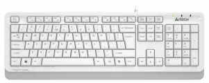 Клавиатура A4Tech Fstyler FKS10 проводная, USB, белый/серый