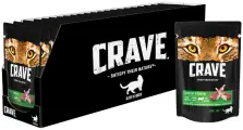 Корм консервированный полнорационный CRAVE™ для взрослых кошек с ягнёнком, 30 шт по 70 г