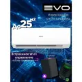 Умная сплит-система EVO DC Inverter EACI-09RD1, новинка 2025 года, встроенный Wi-Fi, для помещения до 25 кв, премиальный компрессор QingAn, голосовой помощник