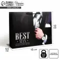 Пакет подарочный ламинированный горизонтальный, упаковка, «Best man», S 15 х 12 х 5,5 см(2 шт.)