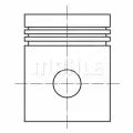 Поршень в сборе 83.51 MM ( 0.50 ) FOCUS - C - MAX - MONDEO 1.8 Knecht/Mahle 0156802 для Ford C-MAX, Focus II, Mondeo III