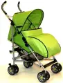 Коляска трость Stiony BUTTERFLY GREEN (зел с пчел) с чехлом