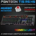 Механическая клавиатура С led-подсветкой RAINBOW PANTEON T15 RS HS черная (96)