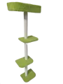 Когтеточка настенная для кошек Моя Котя Лиана, цвет зеленый, хлопковый канат