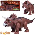 Динозавр Трицератопс (большой), электро-мех, откладывает яйца, световые и звуковые эффекты 38,3х1