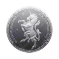 Монета серебряная коллекционная Ниуэ 2 доллара, 2023 год. Единорог