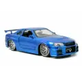 Модель коллекционная JADA Nissan skyline gtr R34 fast and furious