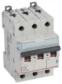 Legrand Автоматический выключатель DX3-E 6000 - 6 кА - тип характеристики C - 3П - 230/400 В - 6 А - 3 модуля (арт. 407288)