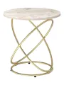 Журнальный стол Рим 14 (02) Мрамор латте/Золото