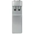 Кулер (диспенсер) для воды напольный с нагревом и электронным охлаждением ECOCENTER A-F522EC с шкафчиком, серебро