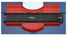 Шаблон для копирования сложного профиля 250 мм, YATO (59473)