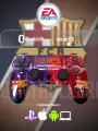Беспроводной геймпад для игровой приставки ПС4, смартфона и ПК, Барселона