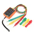 SM852B 3-Phase Rotation Tester Digital Phase Indicator Detector LED Buzzer Sequence Meter