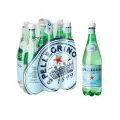Минеральная вода San Pellegrino, среднегазированная, 6 бутылок по 1л, ПЭТ