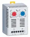 DA-012-NO/NC Термостат двойной механический на DIN-рейку 0…60°С 1НО+1НЗ 10А IP20