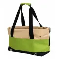 Nobby Переноска-сумка Salta, Бежевая Зеленая, 40 см х 22 см х 28 см
