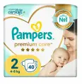 Детские подгузники Pampers Premium Care Mini 4-8 кг, в упаковке 40 шт