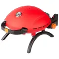 Компактный газовый гриль O-Grill 800T красный + адаптер А, мощность 3.6 кВт, вес 11.7 кг